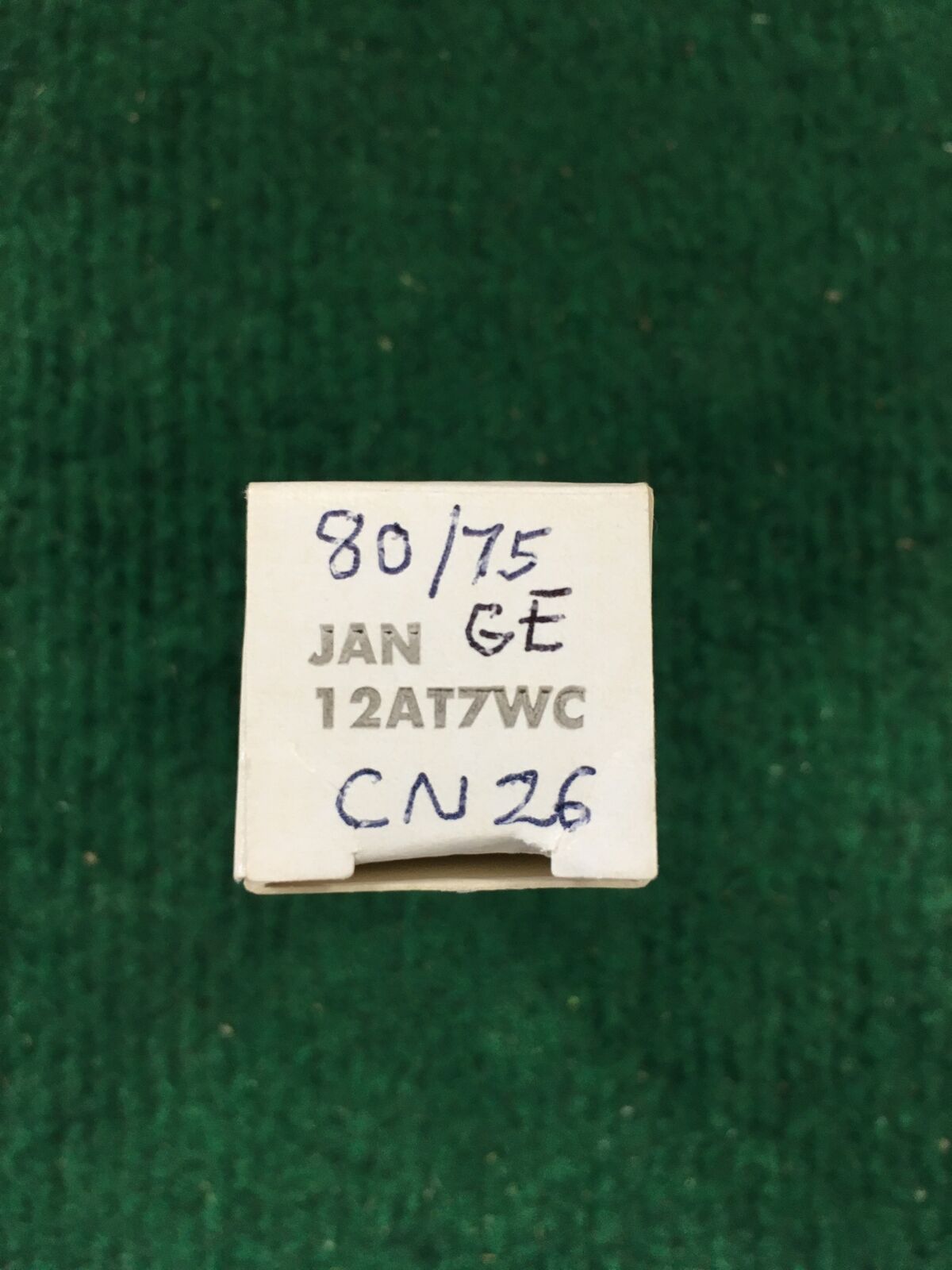 GE * 12AT7WC Tube * Tested 80/75 – The Turntable Store