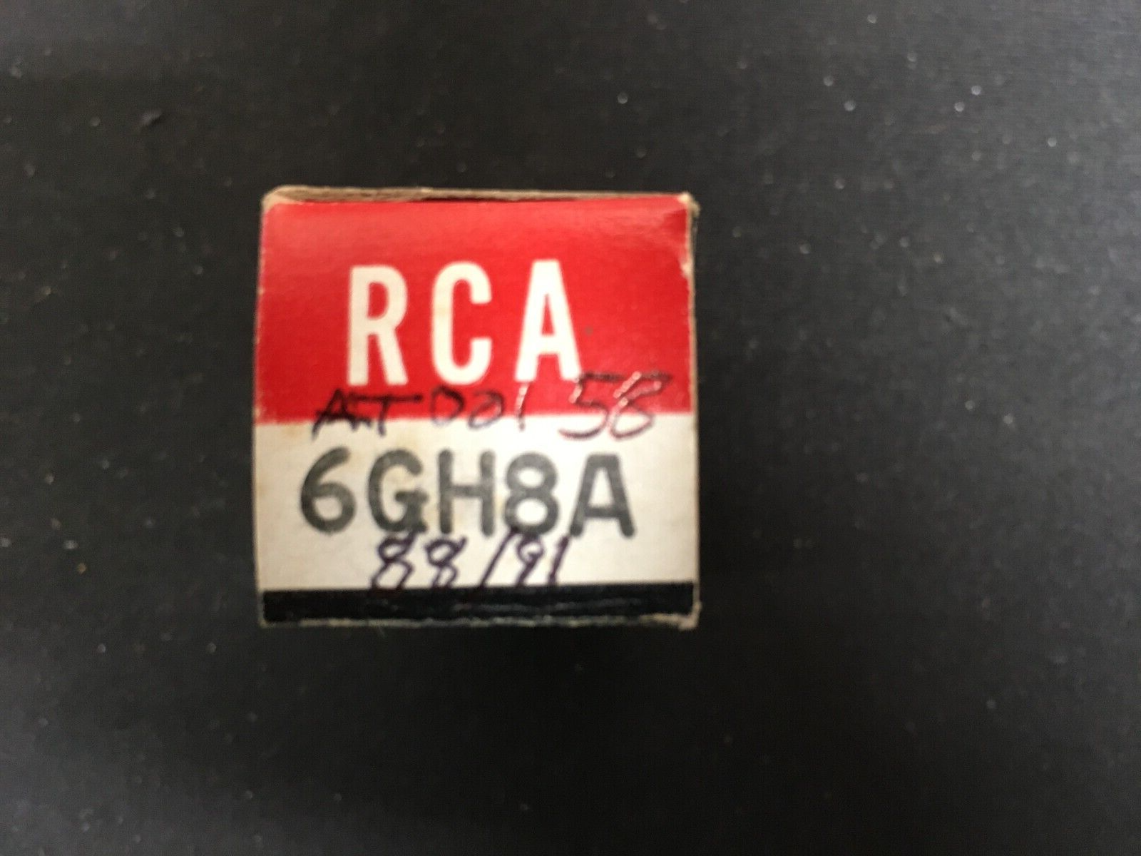 RCA 6GH8A Vacuum Tube * Tested 88/91