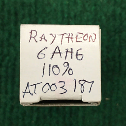Raytheon * 6AH6 Tube * Tested 110