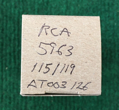 RCA * 5963 Tube * Tested 115/119