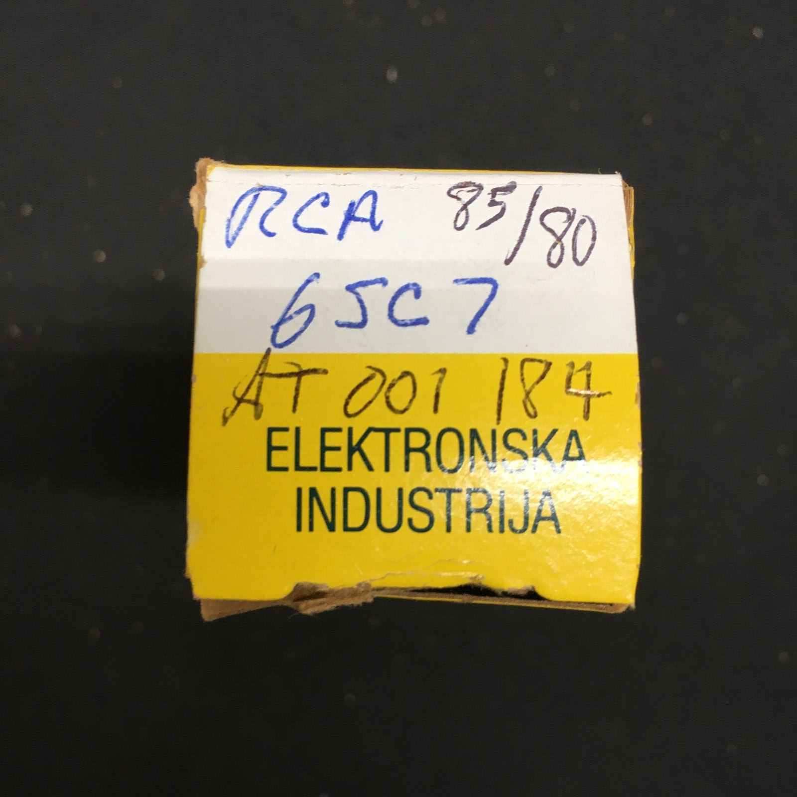 RCA 12SC7 (Metal) Vacuum Tube * Tested 85/80%