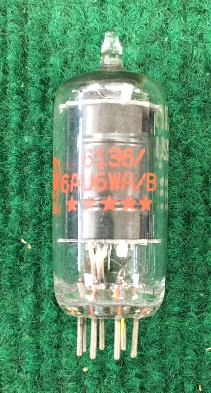 GE * 6AU6WA/6136 Tube * Tested 120