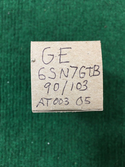 GE 6SN7GTB  Vacuum Tube * Tested 90%/103%