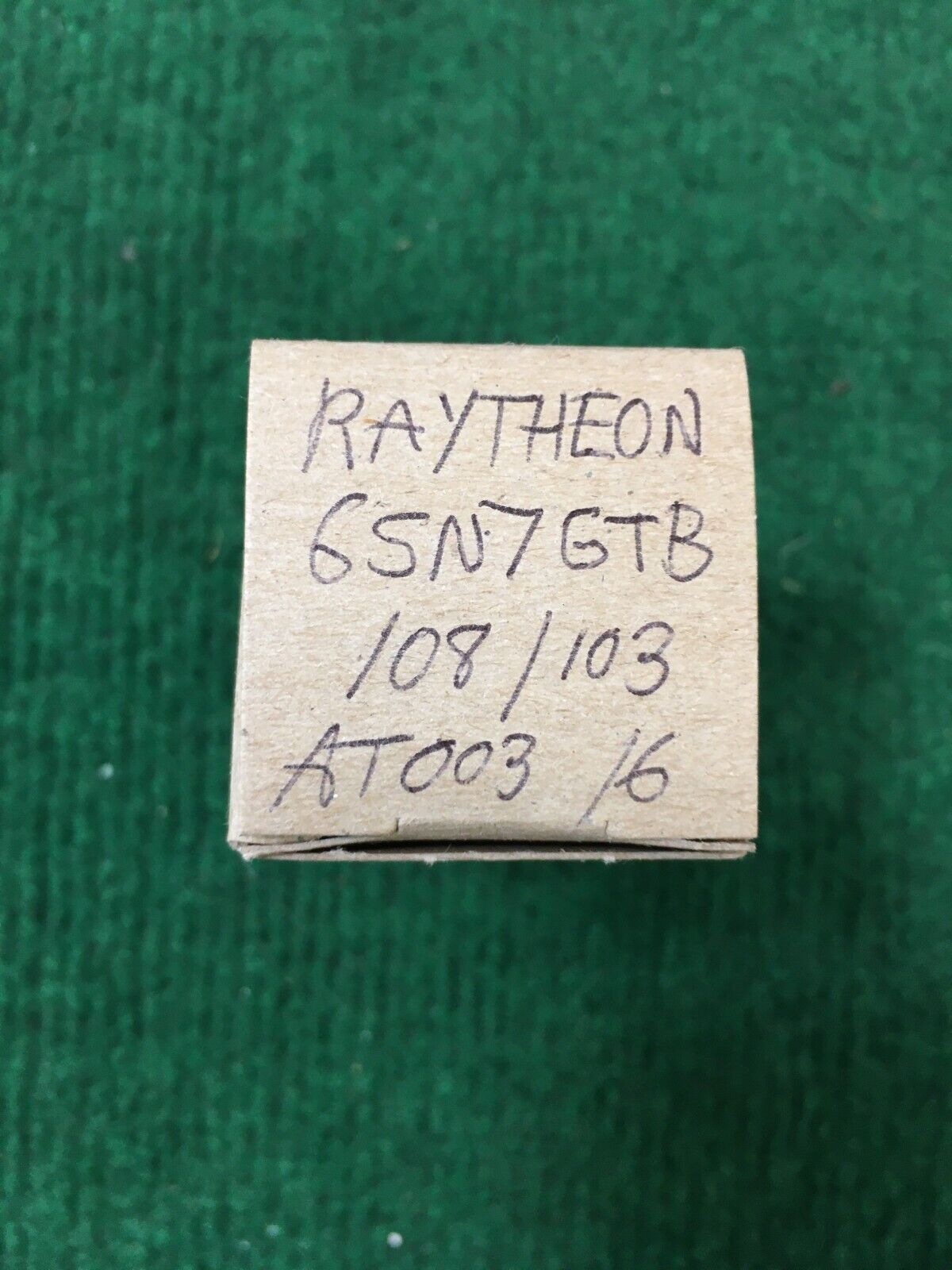 Raytheon 6SN7GTB  Vacuum Tube * Tested 108%/103%