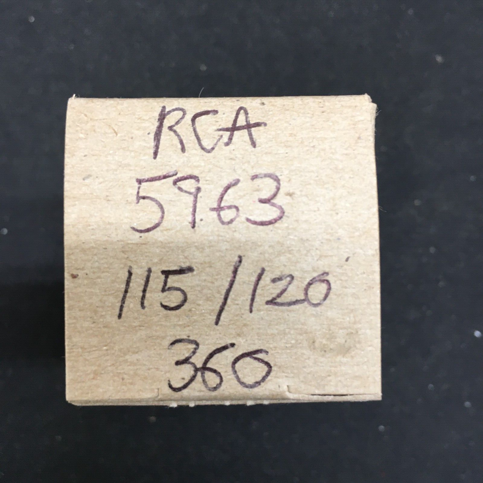 RCA 5963 Vacuum Tube * Tested 115/120