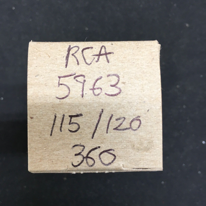 RCA 5963 Vacuum Tube * Tested 115/120
