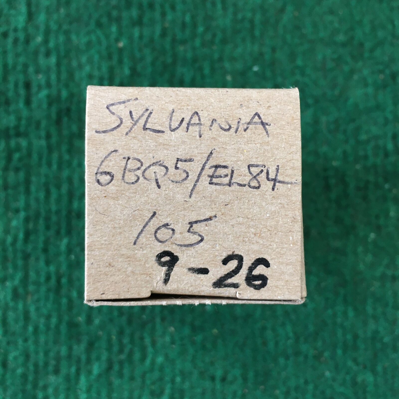 Sylvania * 6BQ5/EL84 Tube * Tested 105