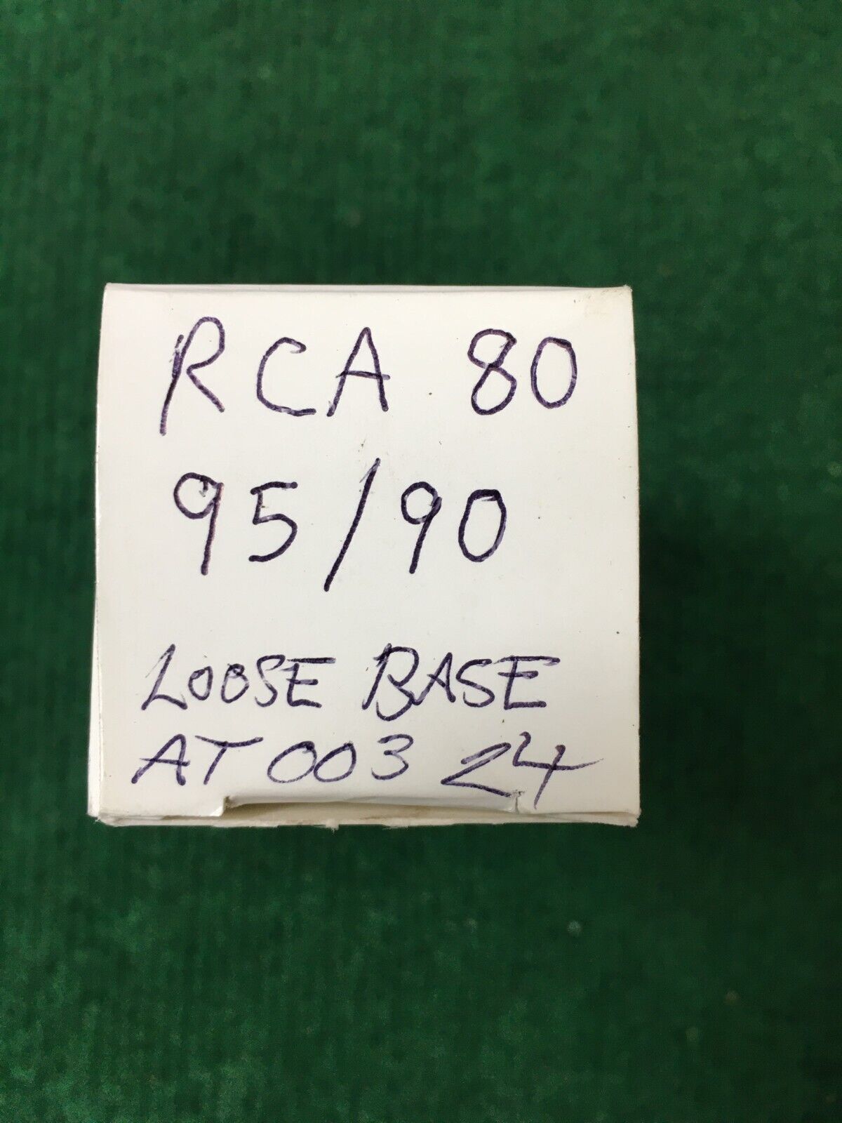 RCA 80 Tube * Tested 95%/90%