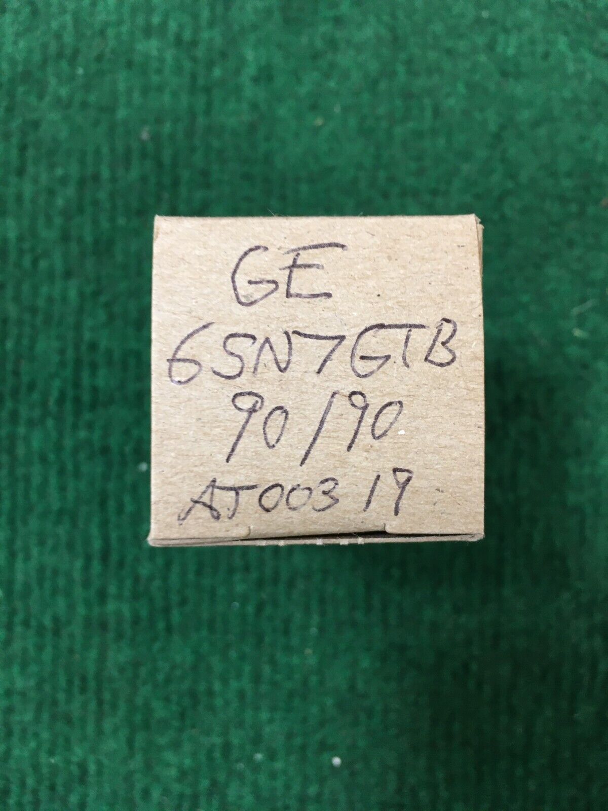 GE 6SN7GTB  Vacuum Tube * Tested 90%/90%