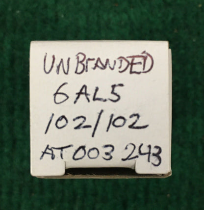 Unbranded * 6AL5 Tube * Tested 102/102