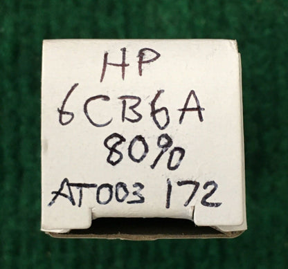 HP * 6CB6A Tube * Tested 80