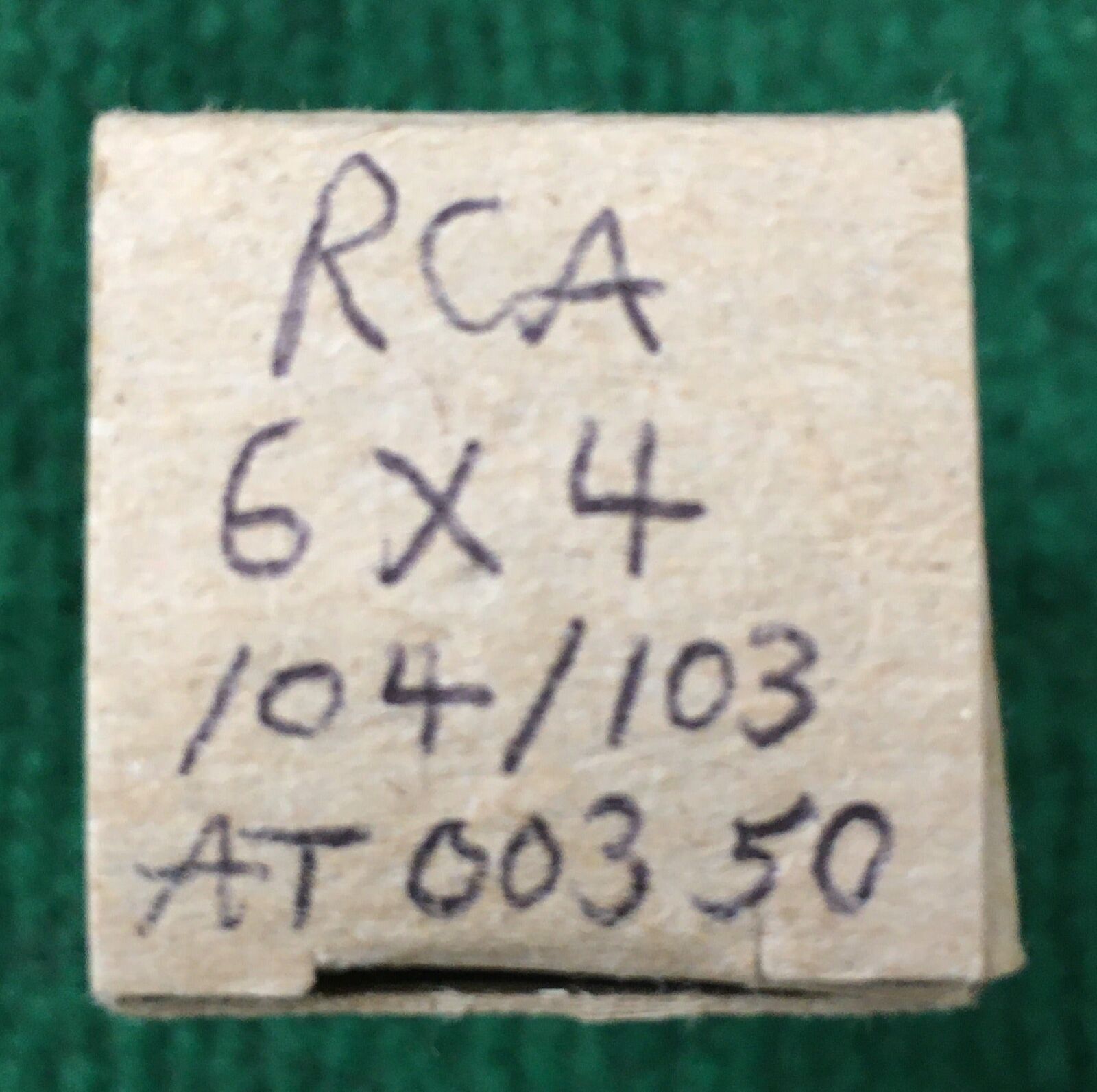 RCA 6X4 Tube * Tested 104%/103%