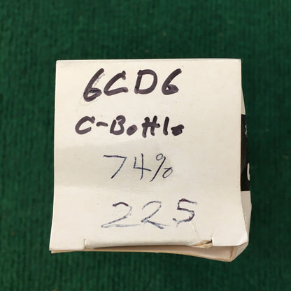 Unbranded 6CD6 Vacuum Tube * Tested 74%