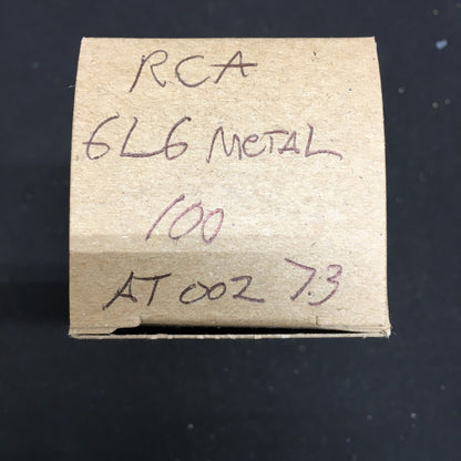 RCA 6L6 Metal Vacuum Tube * Tested 100%