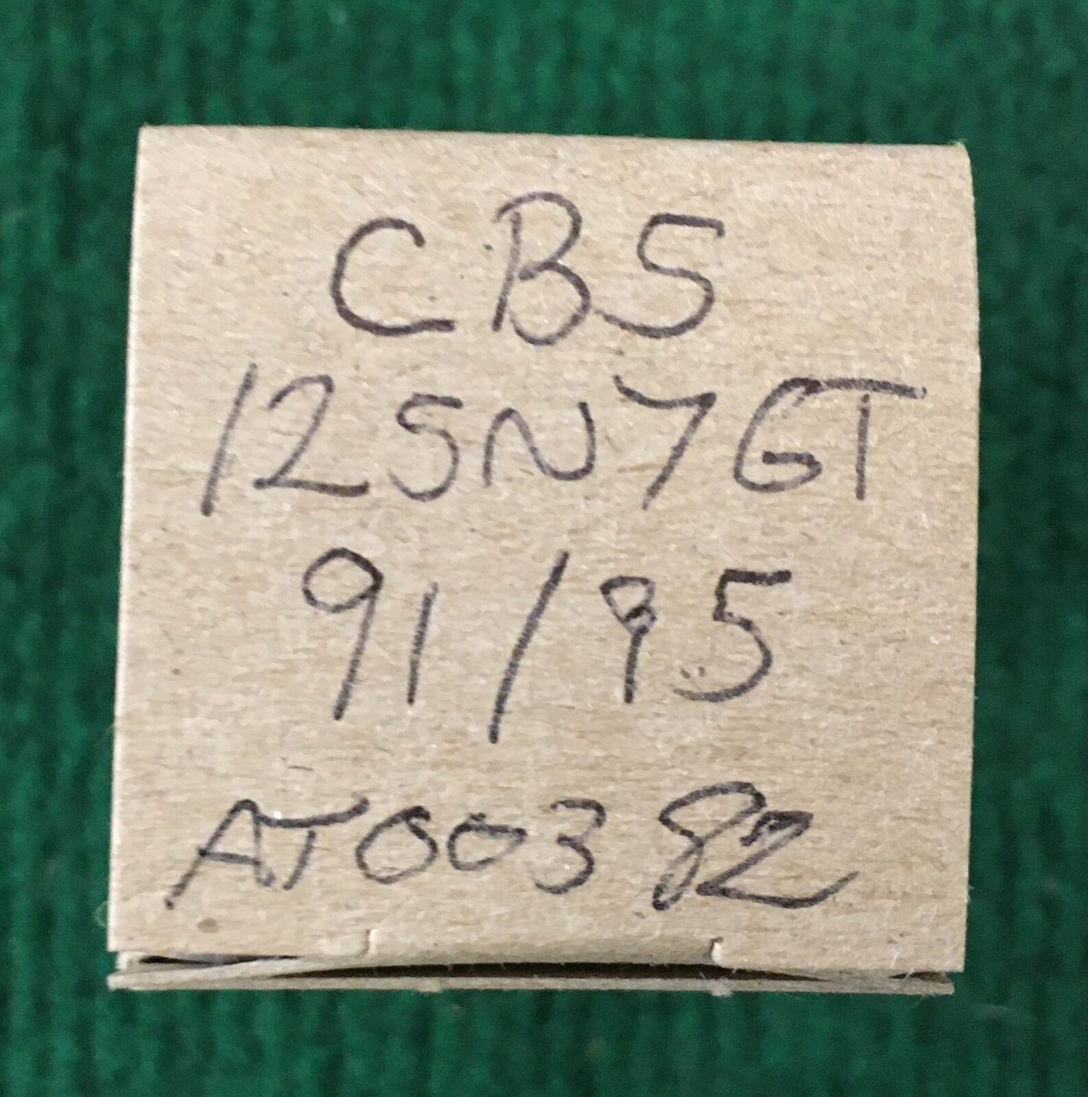 CBS * 12SN7GT Tube * Tested 91/95