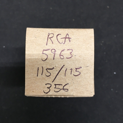 RCA 5963 Vacuum Tube * Tested 115/115