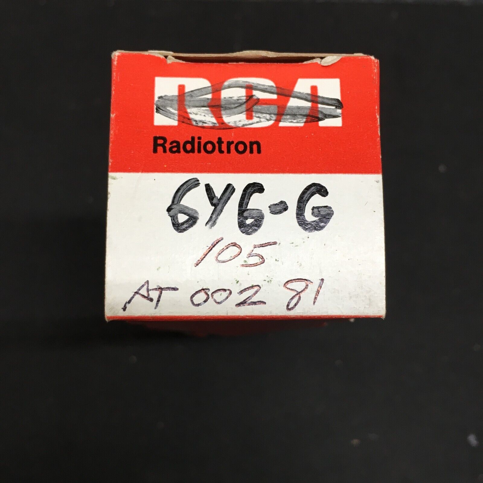 RCA 6Y6G Vacuum Tube * Tested 105%