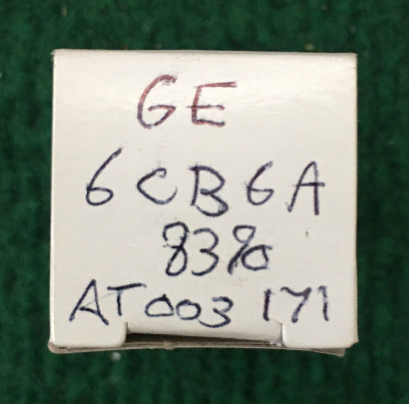 GE * 6CB6A Tube * Tested 83