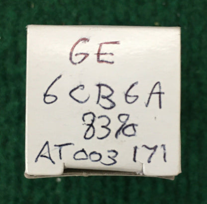 GE * 6CB6A Tube * Tested 83