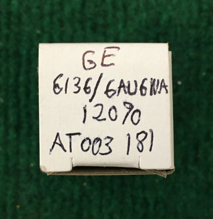 GE * 6AU6WA/6136 Tube * Tested 120