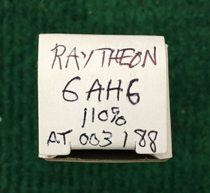 Raytheon * 6AH6 Tube * Tested 110