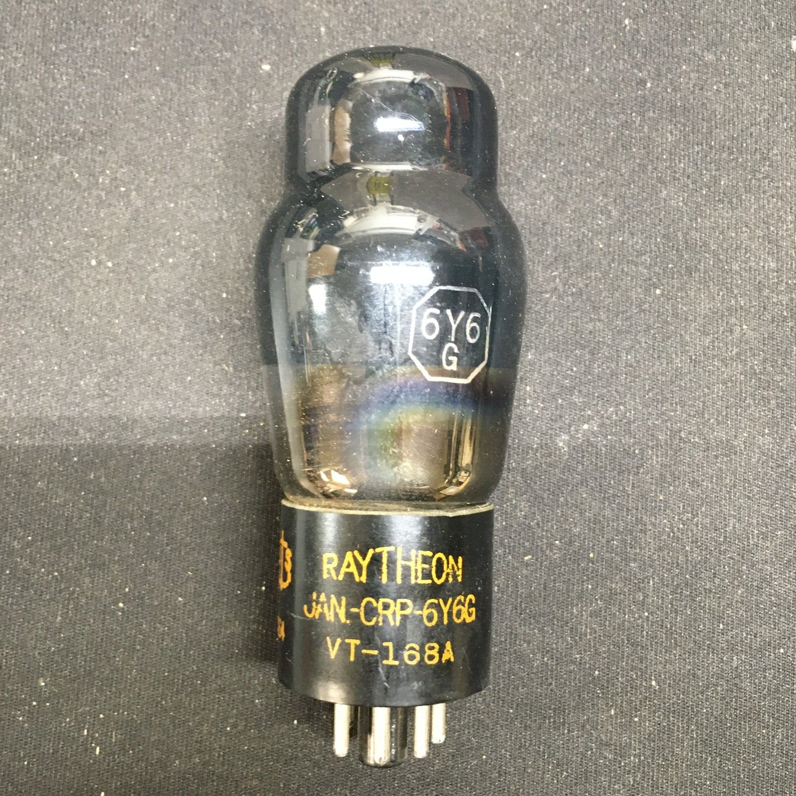 Raytheon 6Y6G Vacuum Tube * Tested 115%