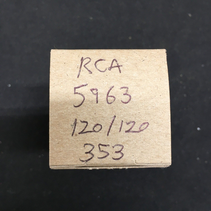 RCA 5963 Vacuum Tube * Tested 120/120
