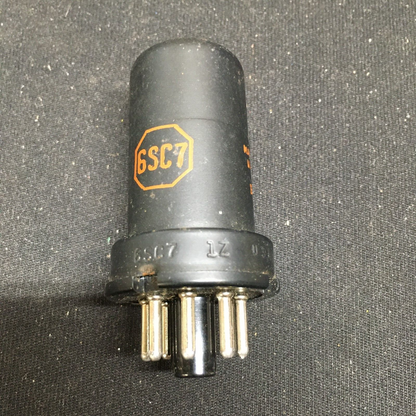 RCA 12SC7 (Metal) Vacuum Tube * Tested 85/80%