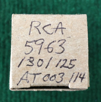 RCA * 5963 Tube * Tested 130/125