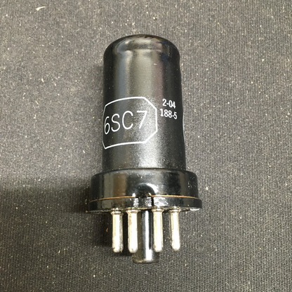 GE 12SC7 (Metal) Vacuum Tube * Tested 105/93%
