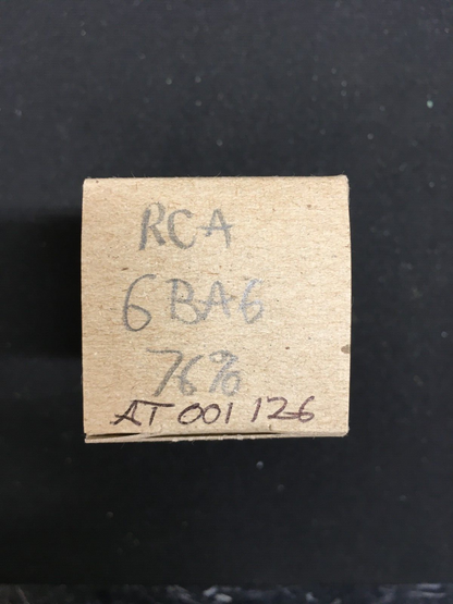 RCA 6BA6 Vacuum Tube * Tested 76%