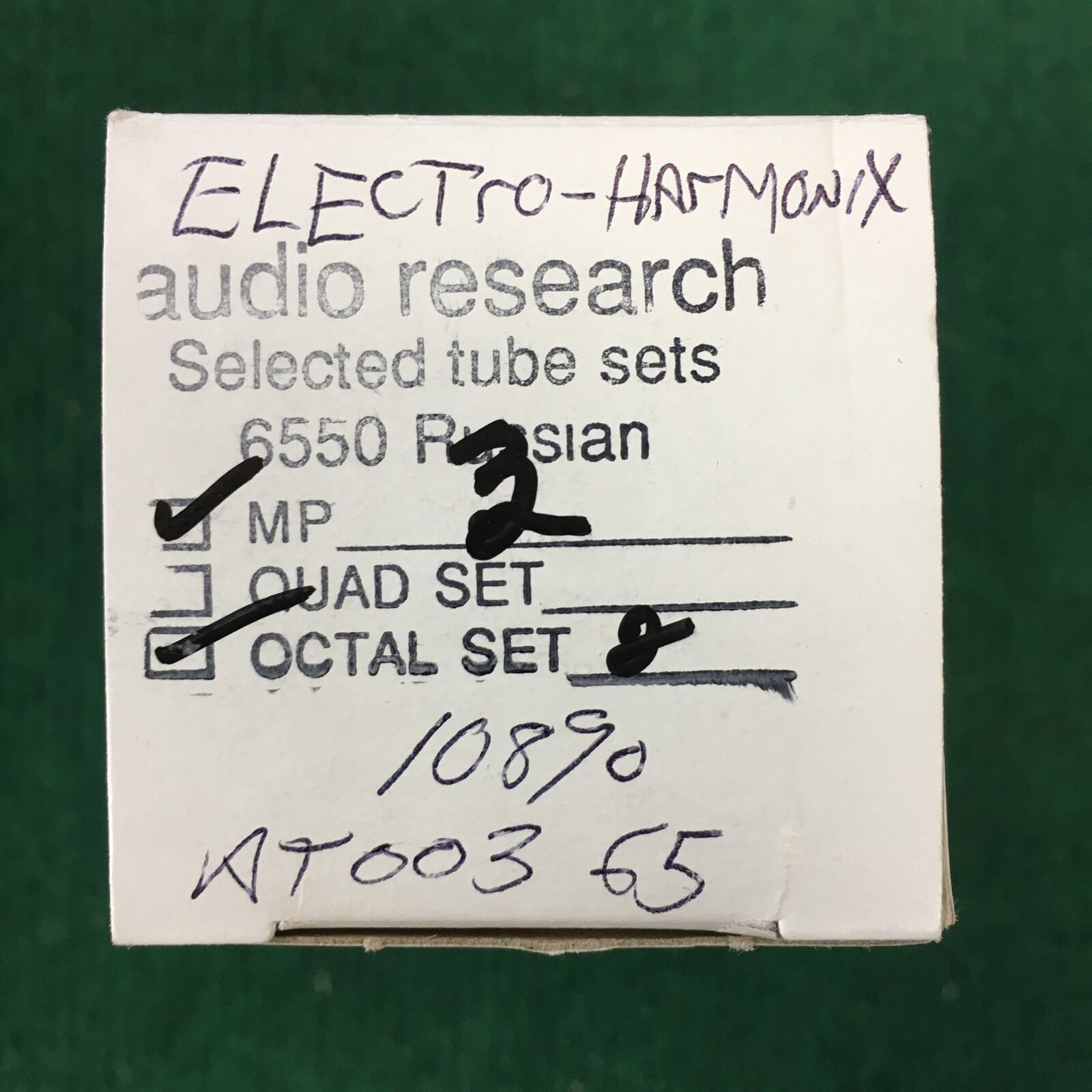 Electro-Harmonix  *  6550EH Tube  *  Tested 108