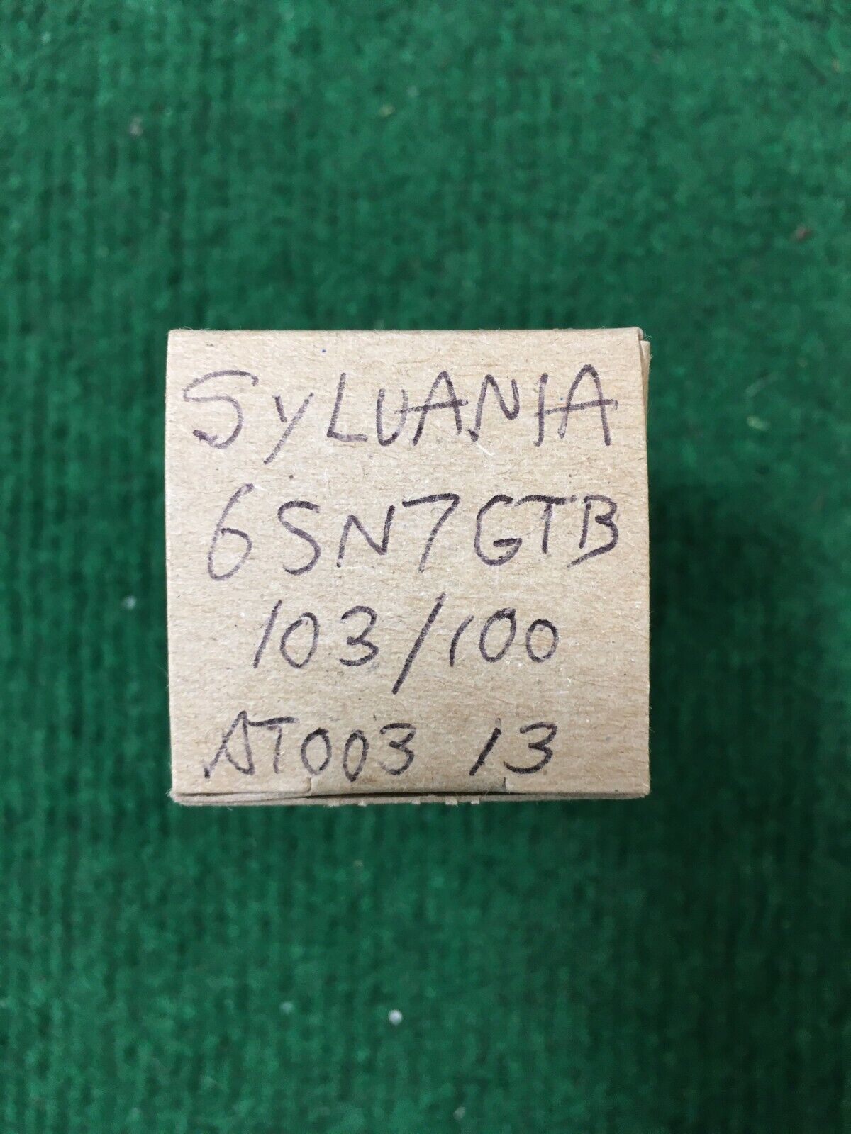 Sylvania 6SN7GTB  Vacuum Tube * Tested 103%/100%