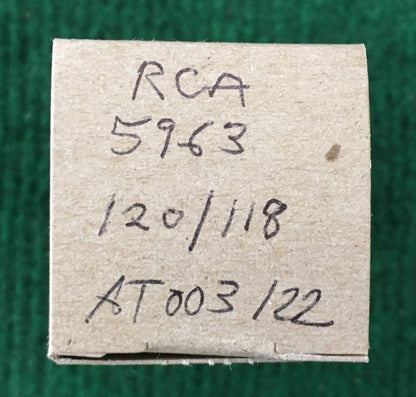 RCA * 5963 Tube * Tested 120/118