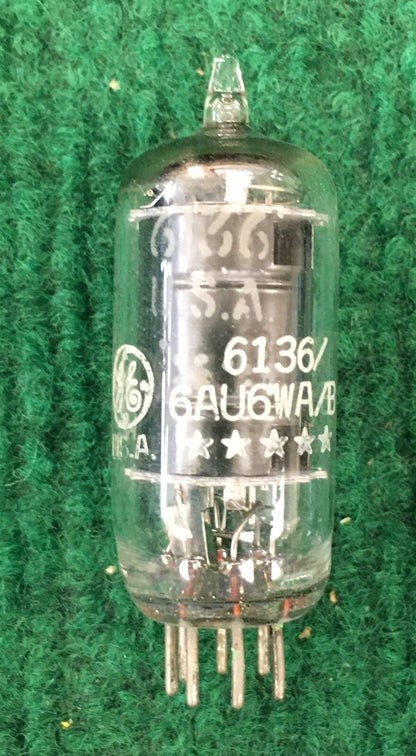 GE * 6AU6WA/6136 Tube * Tested 120