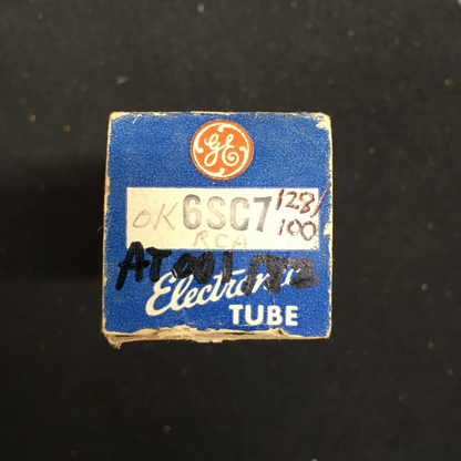 GE 12SC7 (Metal) Vacuum Tube * Tested 128/100%