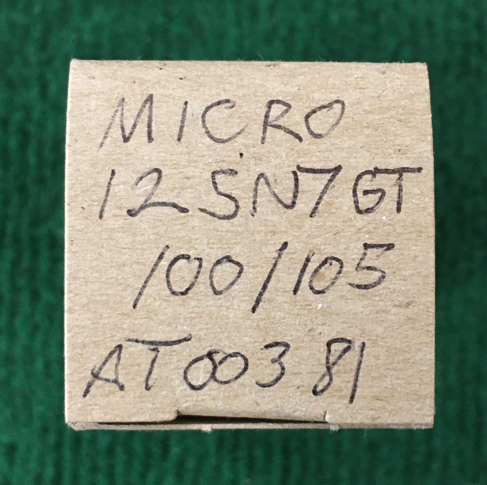 Micro * 12SN7GT Tube * Tested 100/105