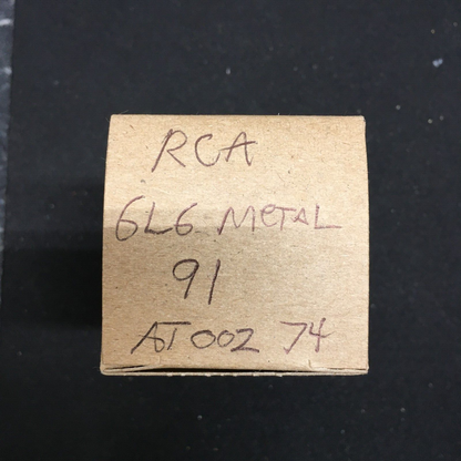 RCA 6L6 Metal Vacuum Tube * Tested 91%