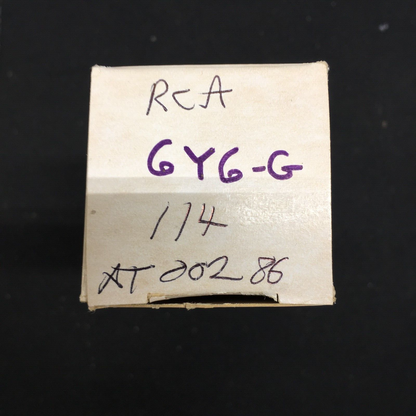 RCA 6Y6G Vacuum Tube * Tested 114%