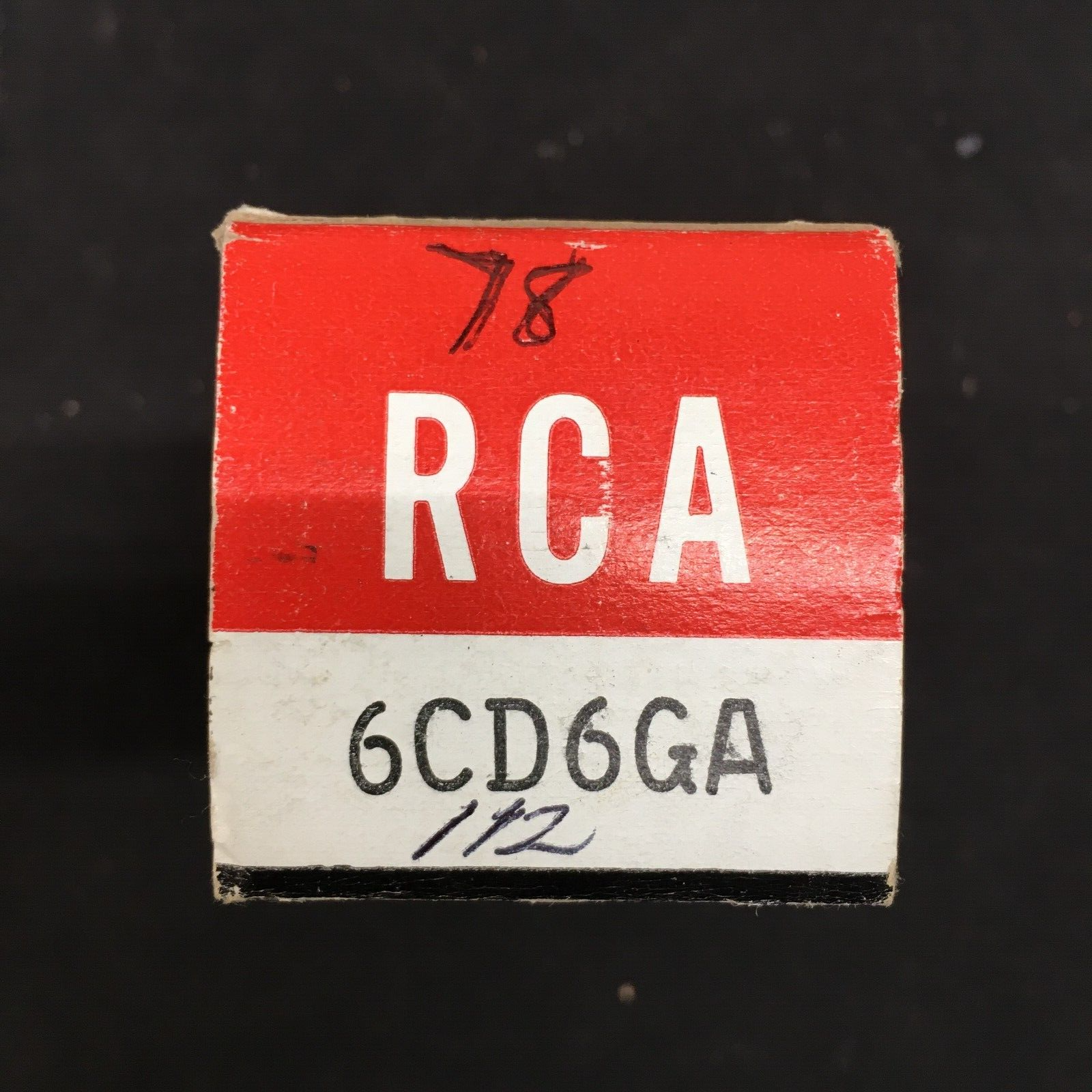 RCA 6CD6GA Tube * Tested 78%