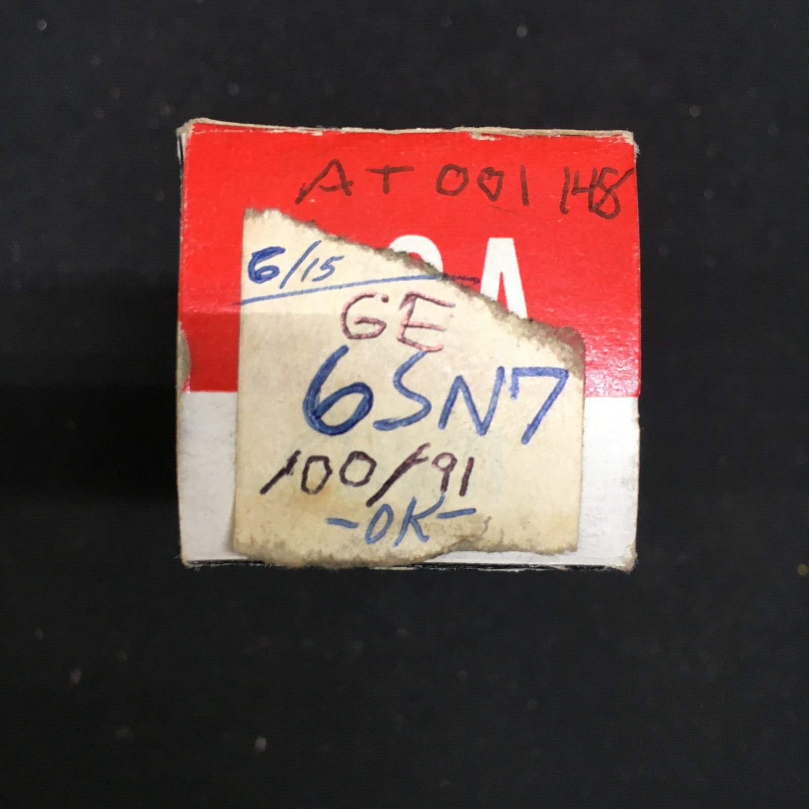 GE 6SN7GTB Vacuum Tube * Tested 100%/91%