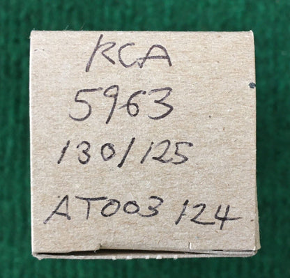 RCA * 5963 Tube * Tested 130/125