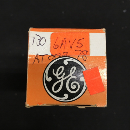 GE 6AV5GA Vacuum Tube * Tested 130%