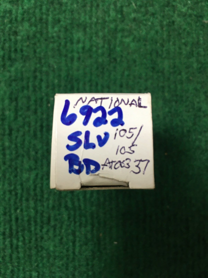 National * 6922/6DJ8 Tube * Tested 105/105