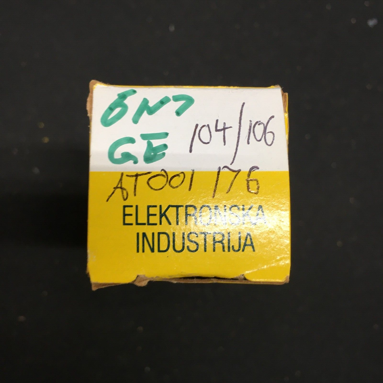 GE 6N7 Vacuum Tube * Tested 104%/106%