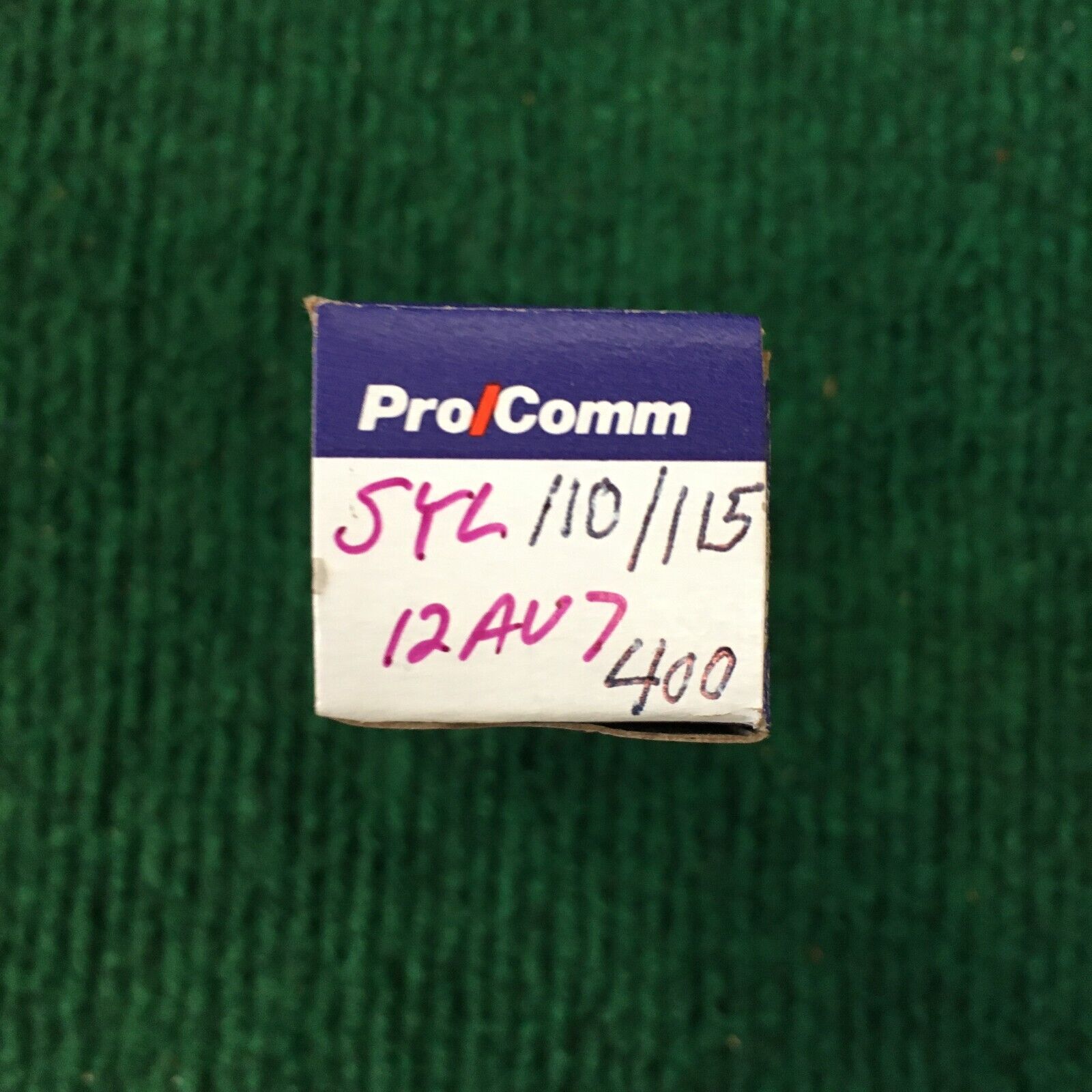 Sylvania 12AU7A Vacuum Tube * Tested 110/115