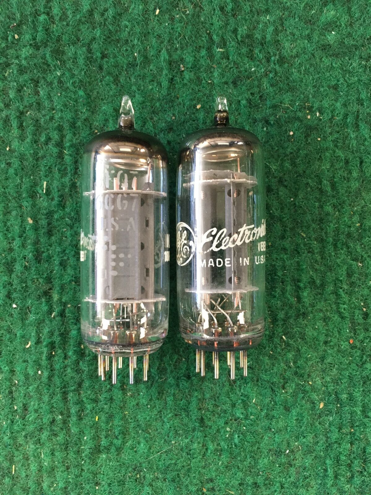 GE * 6FQ7 Tubes * Pair * Tested 125/115 100/100