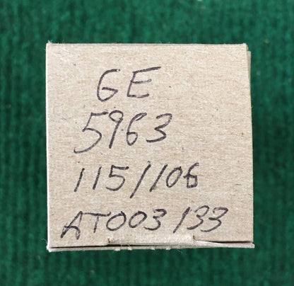 GE * 5963 Tube * Tested 115/106