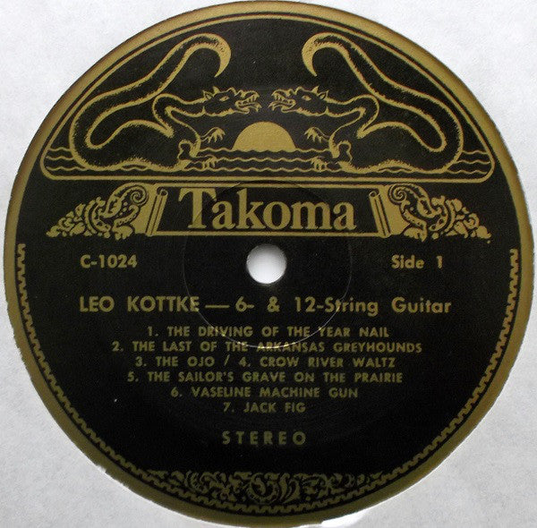 Leo Kottke : 6- And 12-String Guitar (LP, Album, RE, RP, Sma)