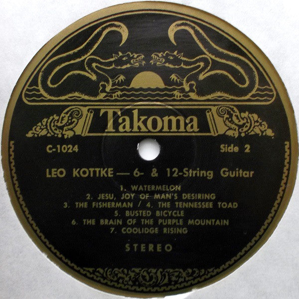 Leo Kottke : 6- And 12-String Guitar (LP, Album, RE, RP, Sma)